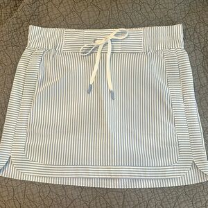 Vineyard Vines Performance Harbor Skirt Striped Blue White - Size Small